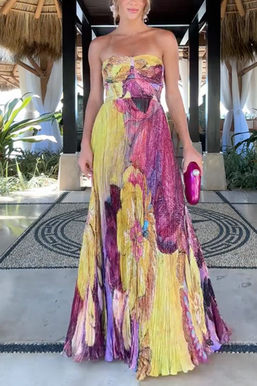 MALAGA – Floral Maxi Dress – 4041