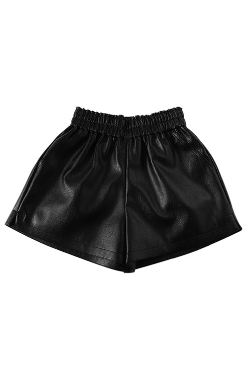 LISBON – Faux Leather Shorts – 5154