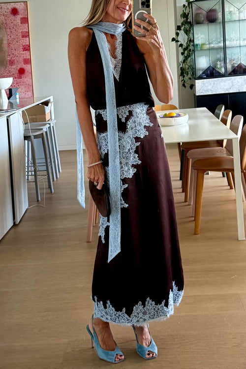 NAPLES – High Rise Maxi Skirt – 9297