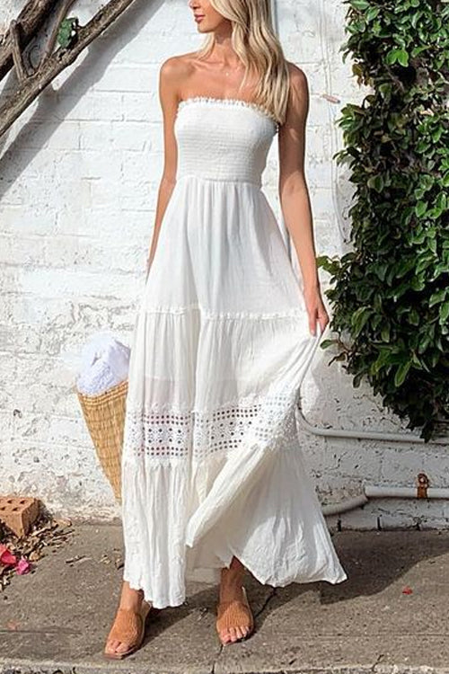 MARBELLA – Strapless Maxi Dress – 4675