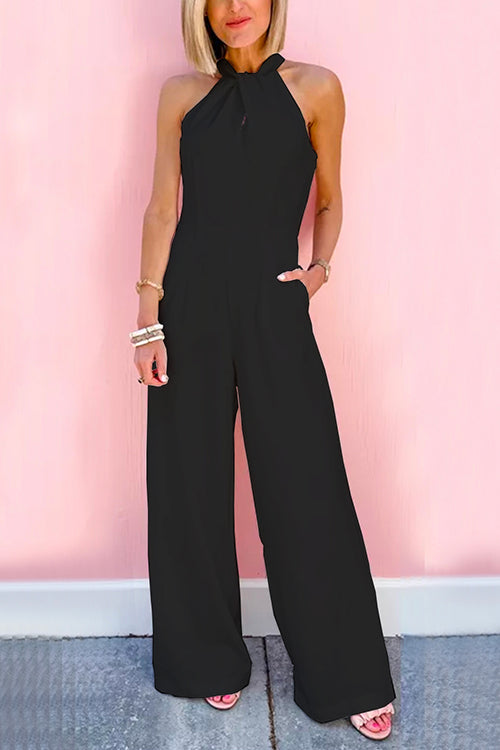 IBIZA – Halter Wide Leg Jumpsuit – 6530