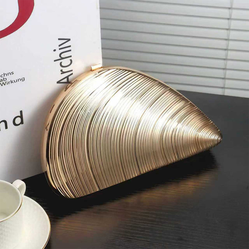 TAORMINA – Glitter Oyster Clutch – 8380