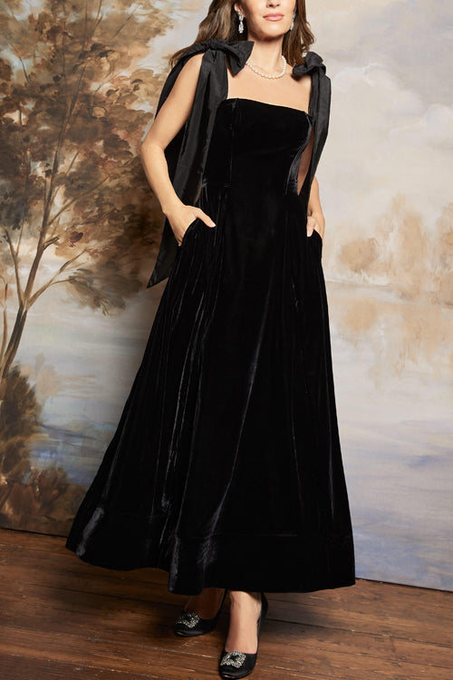 VIENNA – Velvet Cami Maxi Dress – 4738