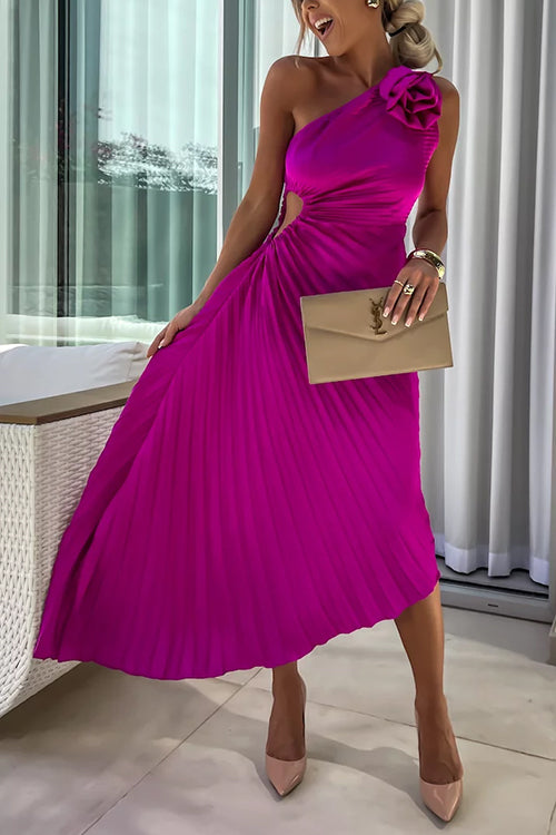 LYON – One Shoulder Maxi Dress – 6744