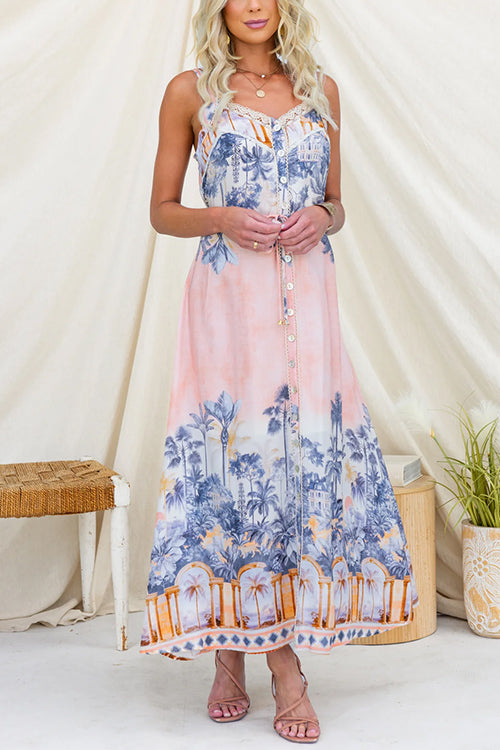ALICANTE – Spaghetti Strap Maxi Dress – 6788