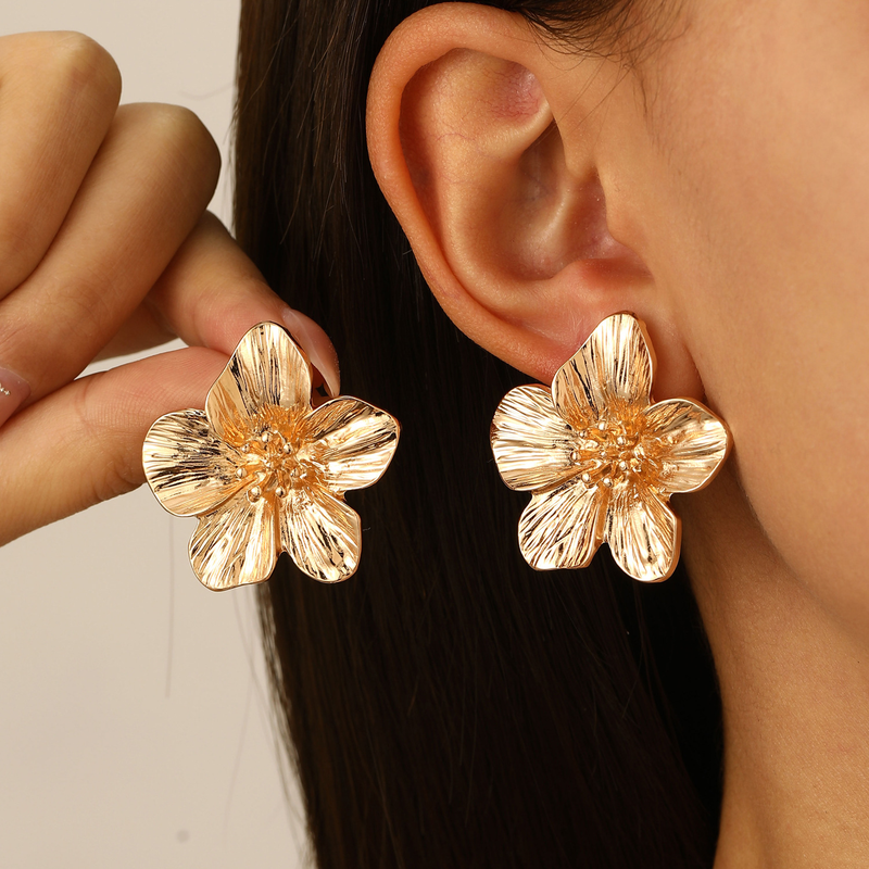 RHODES – Flower Stud Earrings – 6037
