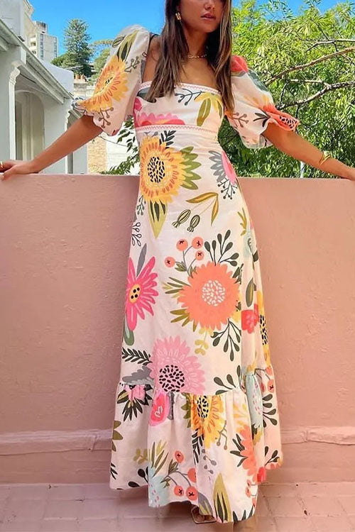 FORMENTERA – Floral Maxi Dress – 1993