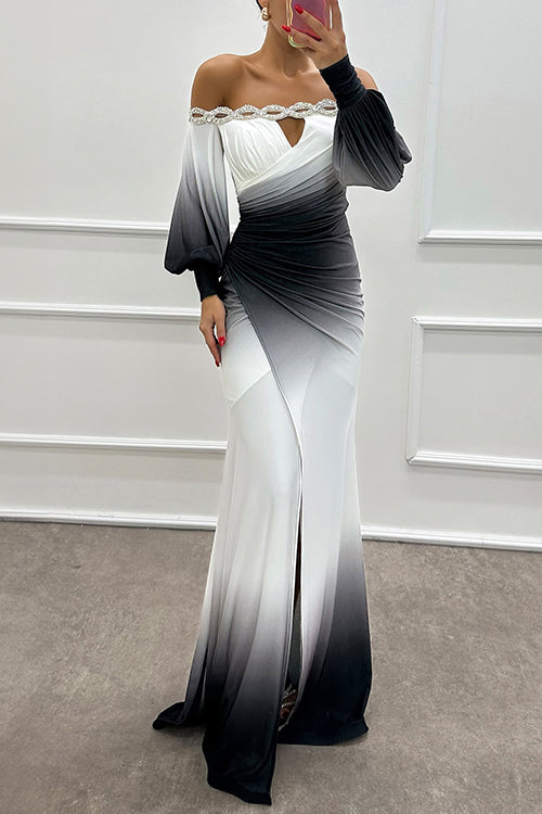 PORTOFINO – Off Shoulder Maxi Dress – 2207