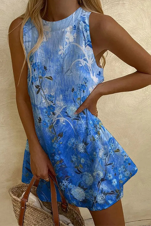 MARBELLA – Sleeveless Mini Dress – 6452