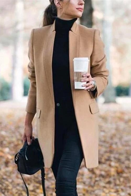 EDINBURGH – Stand Collar Coat – 4032