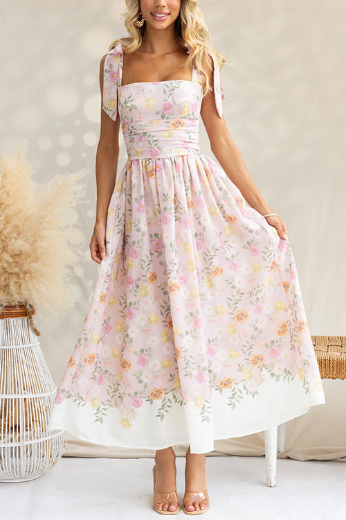 MALAGA – Floral Maxi Dress – 9118