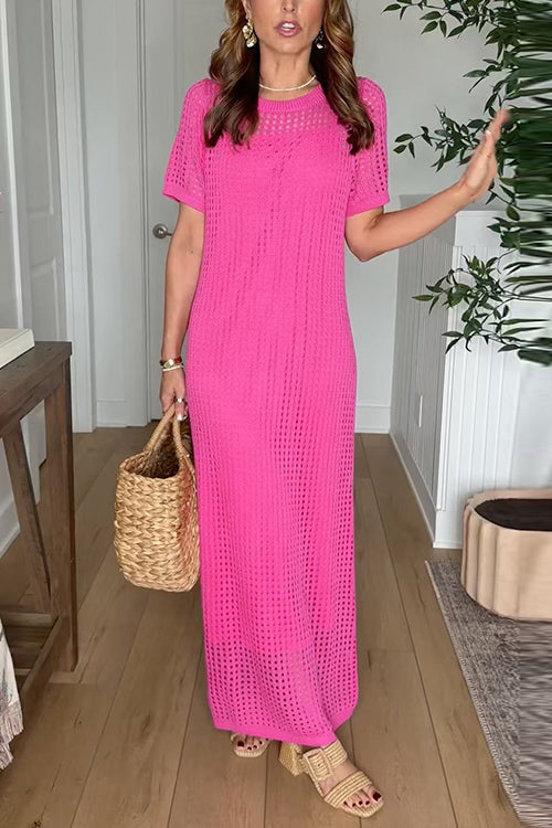 DUBROVNIK – Crewneck Maxi Dress – 9508