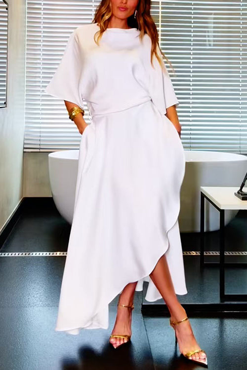 MALAGA – Half Sleeve Maxi Dress – 9368