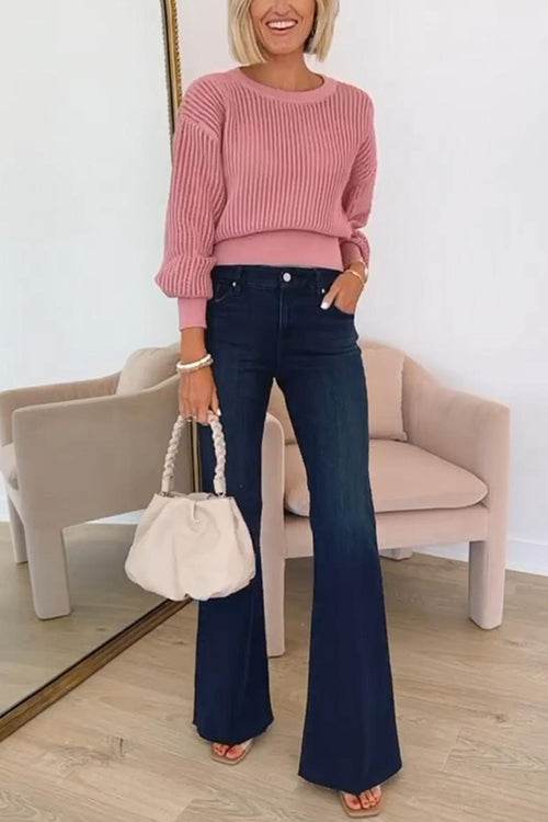 BUDAPEST – Cut Out Knit Sweater – 6949