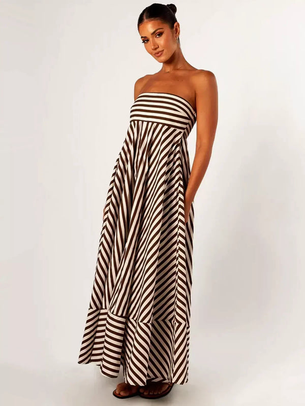 BARCELONA – Strapless Maxi Dress – 1278