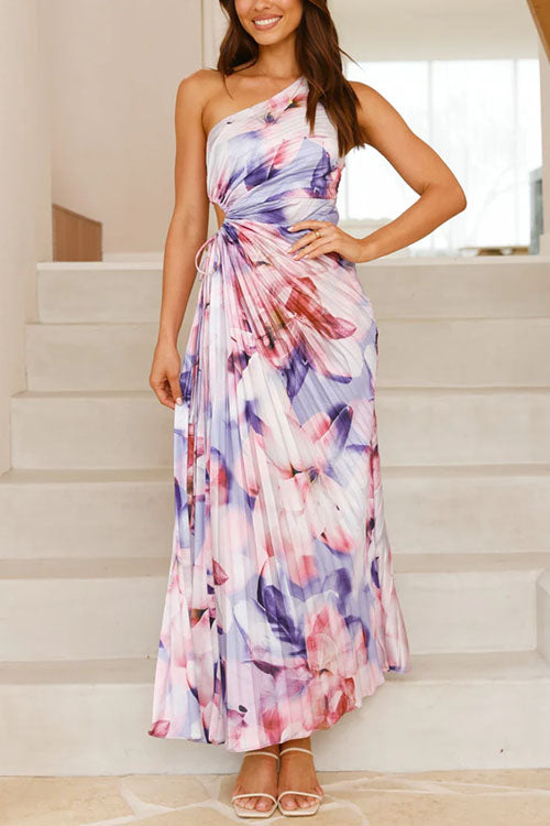 POSITANO – One Shoulder Maxi Dress – 5867