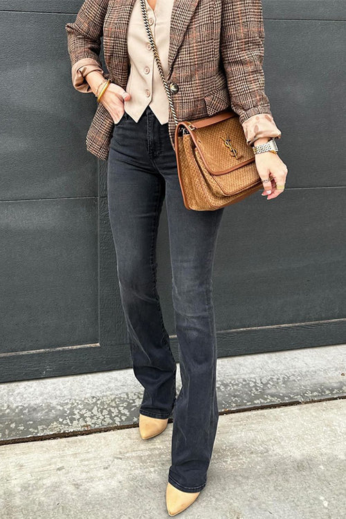 LYON – Distressed Bell Bottom Jeans – 1878