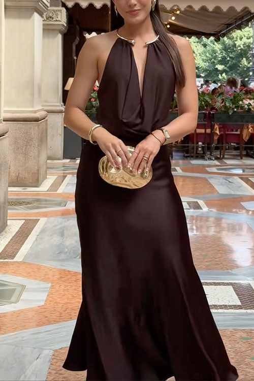 VALLETTA – Halter Maxi Dress – 5702