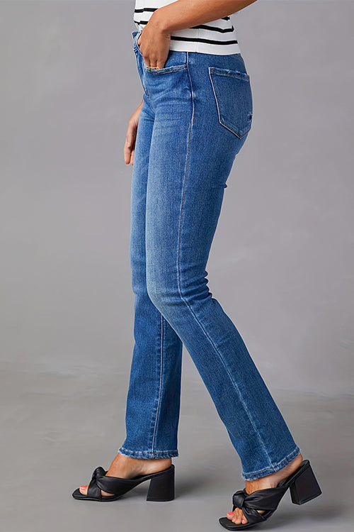 PALMA – High Waist Denim Pants – 1314