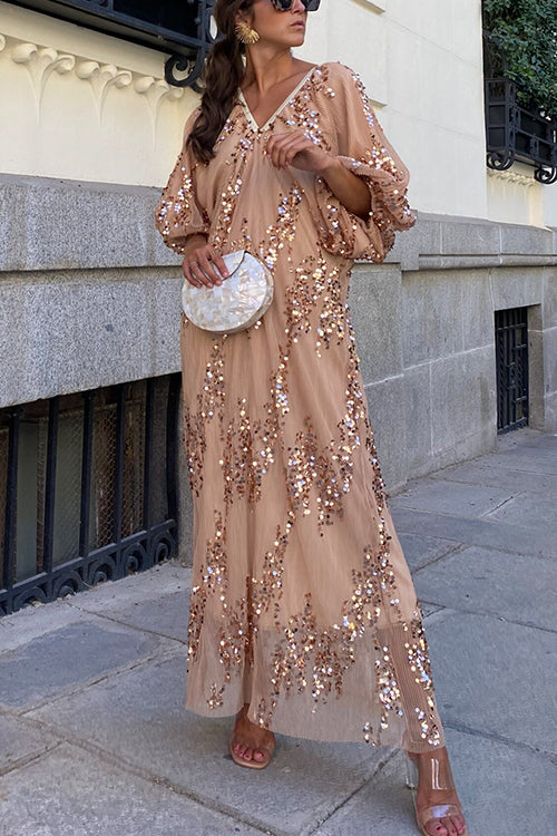 CAPRI – Sequin Maxi Dress – 2275