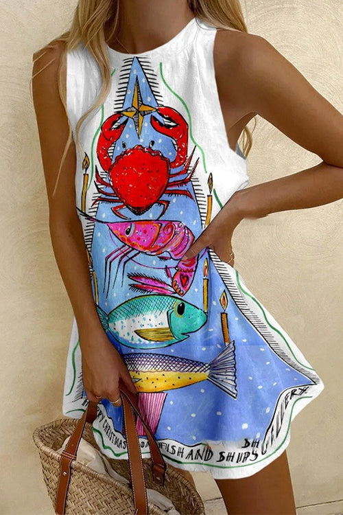 VALENCIA – Sleeveless Mini Dress – 7440