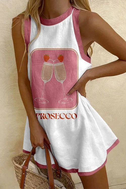 ROME – Sleeveless Mini Dress – 3565