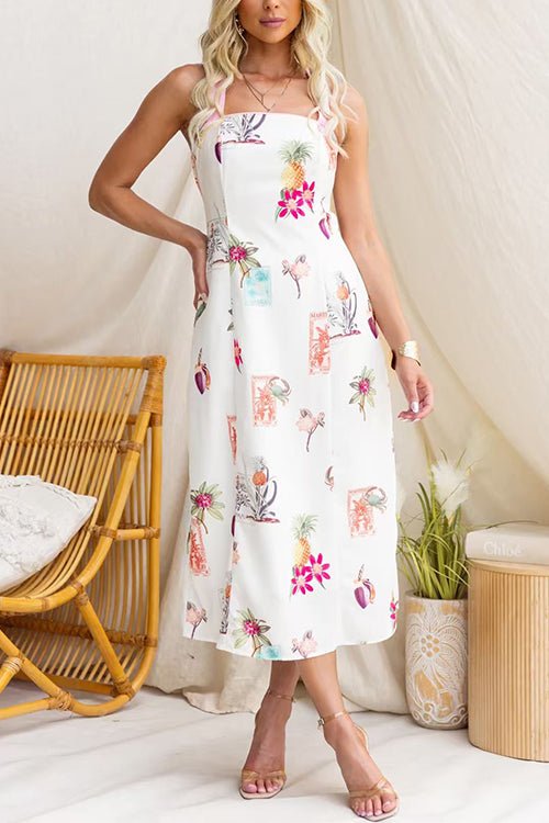 VALENCIA – Sleeveless Midi Dress – 6012