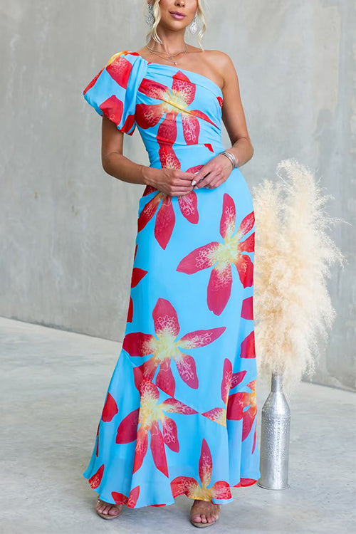 PALMA – One Shoulder Maxi Dress – 9066