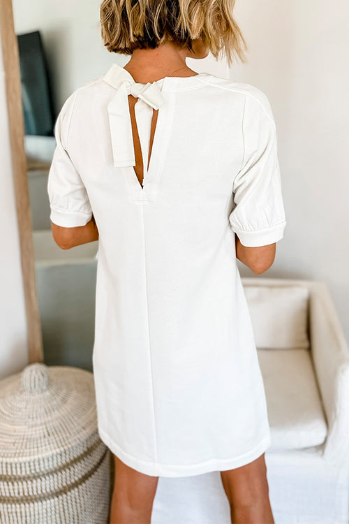 ATHENS – Bow Back Mini Dress – 1710