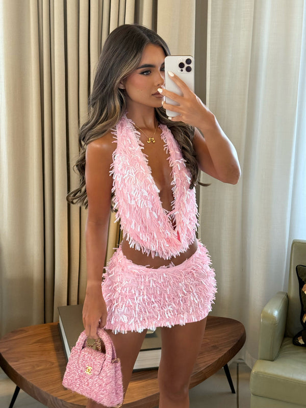 MONACO – Sequin Two Piece Set – 8456