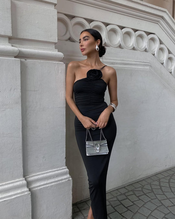 ALICANTE – Sophisticated Floral Dress – 9079