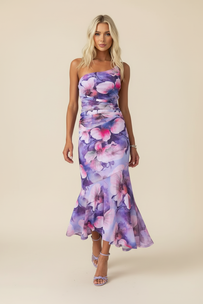 CORFU – One-Shoulder Maxi Dress – 6106