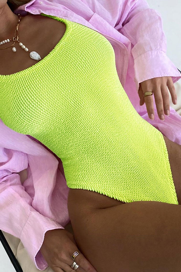 SANTORINI – Brazilian Seersucker Swimsuit – 6637