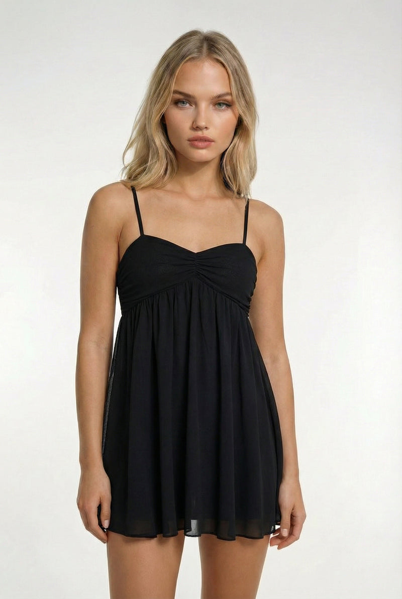 MALAGA – Chiffon Mini Jurk – 2525