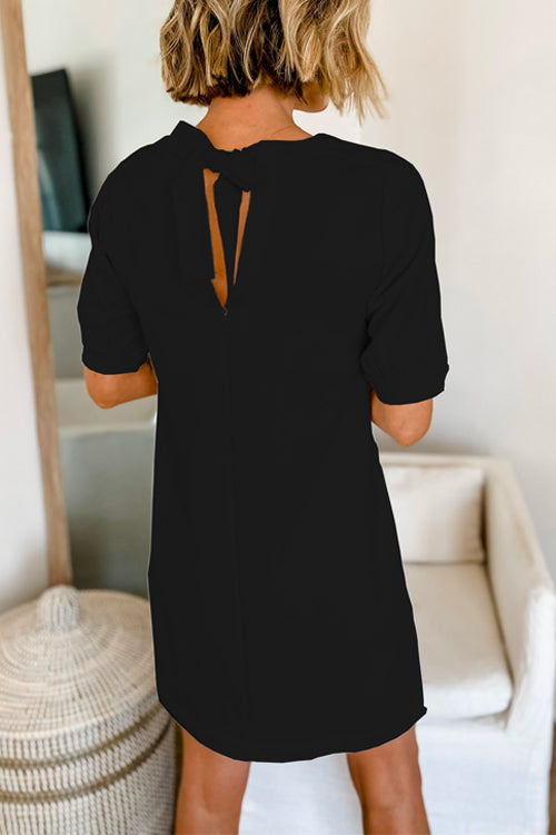 ATHENS – Bow Back Mini Dress – 1710