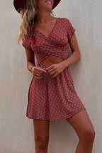 BARCELONA – Printed Mini Dress – 5164