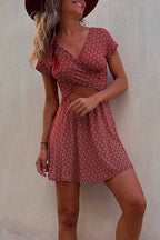 BARCELONA – Printed Mini Dress – 5164