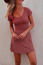 BARCELONA – Printed Mini Dress – 5164