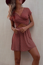 BARCELONA – Printed Mini Dress – 5164