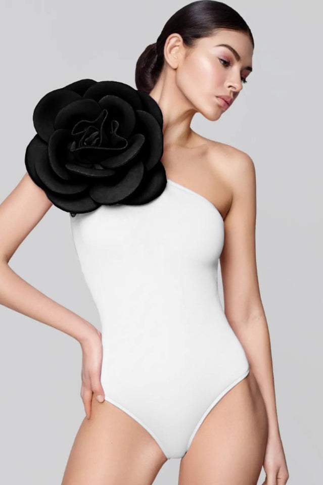 BIARRITZ – 3D Flower Swimsuit – 6174