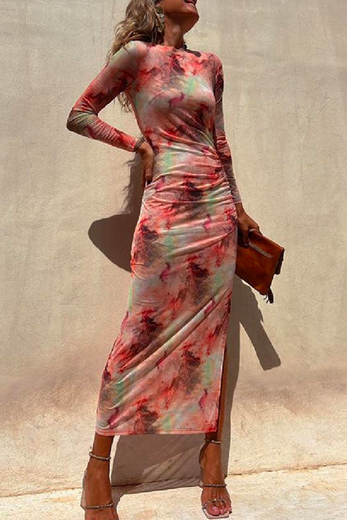 AMALFI – Tie Dye Maxi Dress – 3340
