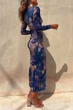 AMALFI – Tie Dye Maxi Dress – 3340