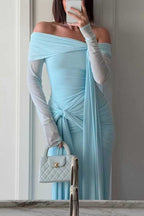 CORFU – Off Shoulder Maxi Dress – 8480