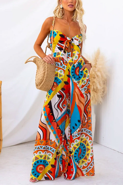 MYKONOS – Wide Leg Jumpsuit – 9131