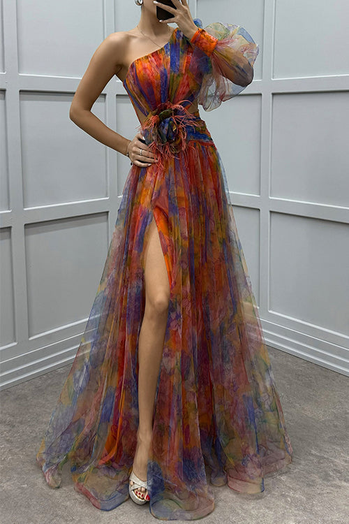 DUBROVNIK – One Shoulder Maxi Dress – 5155