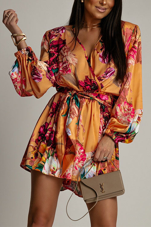 IBIZA – Floral Wrap Romper – 8145