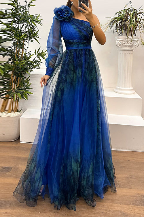 BIARRITZ – One Shoulder Maxi Dress – 4735