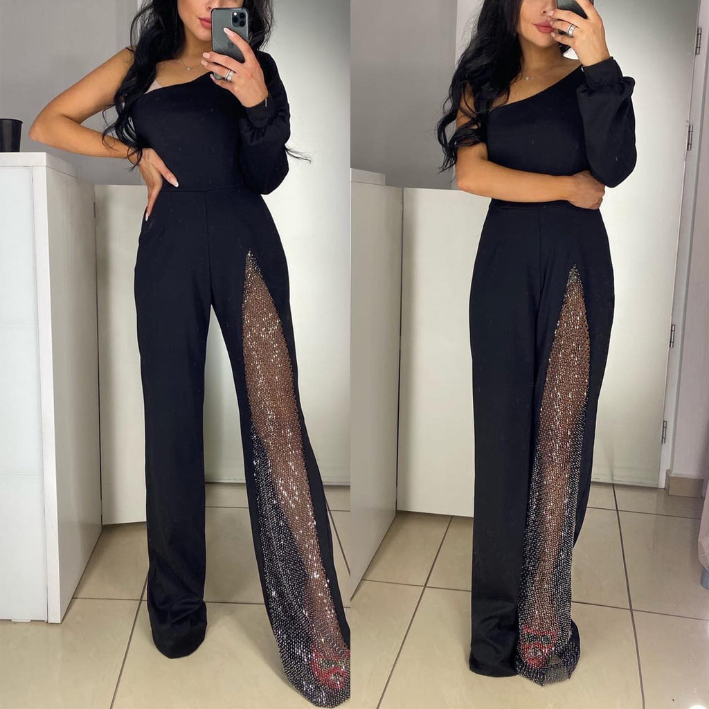 LYON – One Shoulder Jumpsuit – 8757