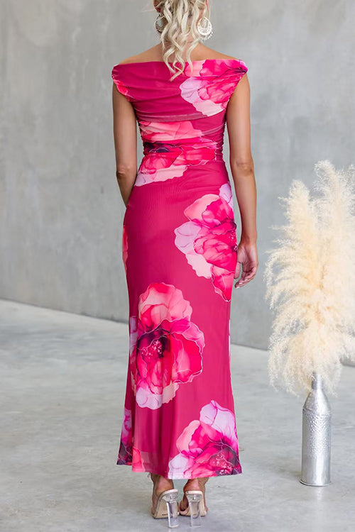 LISBON – Off Shoulder Maxi Dress – 6631