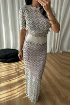 PALERMO – Crewneck Zigzag Top – 2068